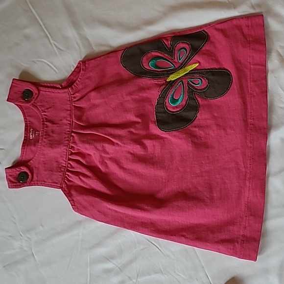 Girls Assortment of Dresses and Rompers Plus Hat - Picture 8 of 13